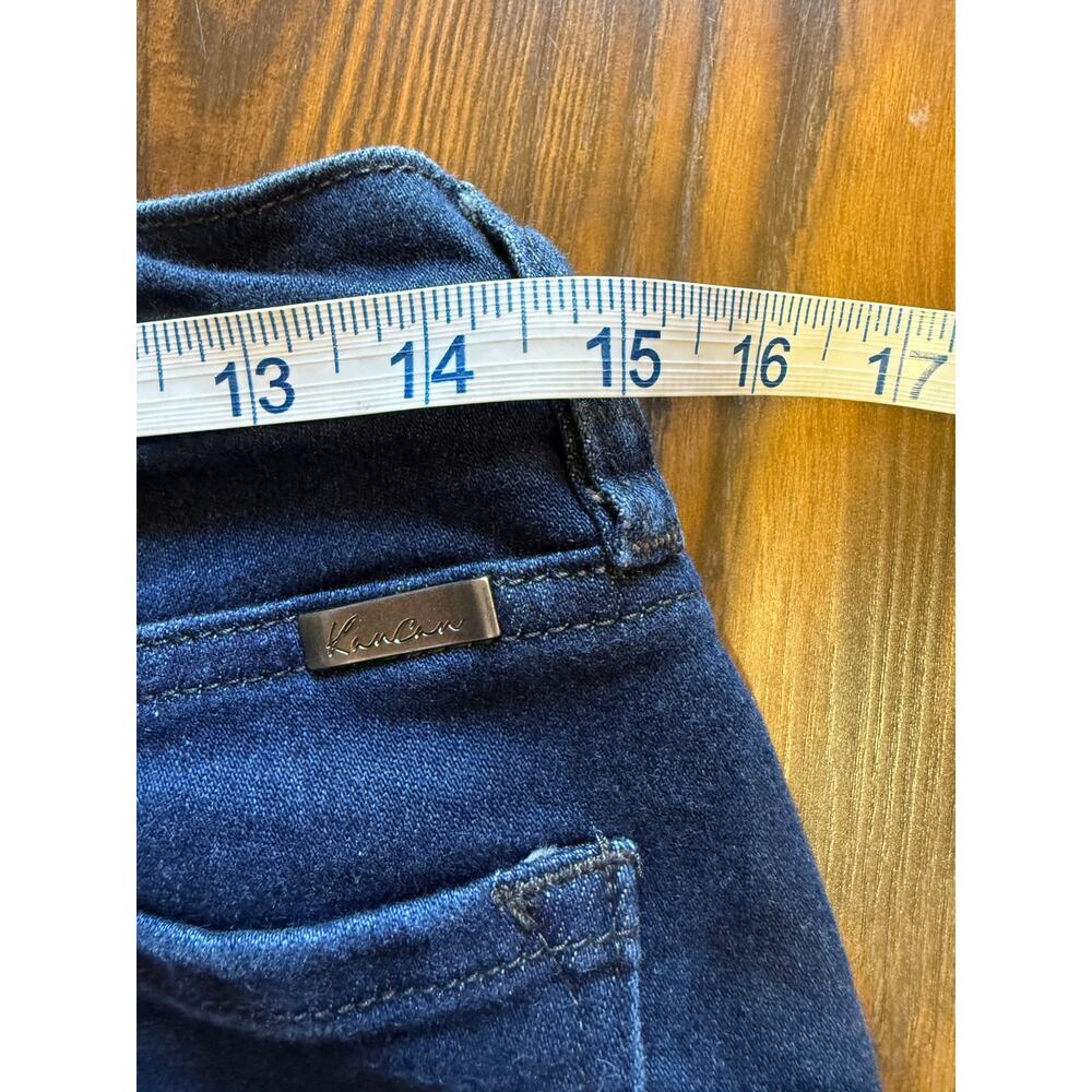 KanCan Split Front Flare Leg Raw Hem Jeans Size 11/29 - Picture 10 of 11